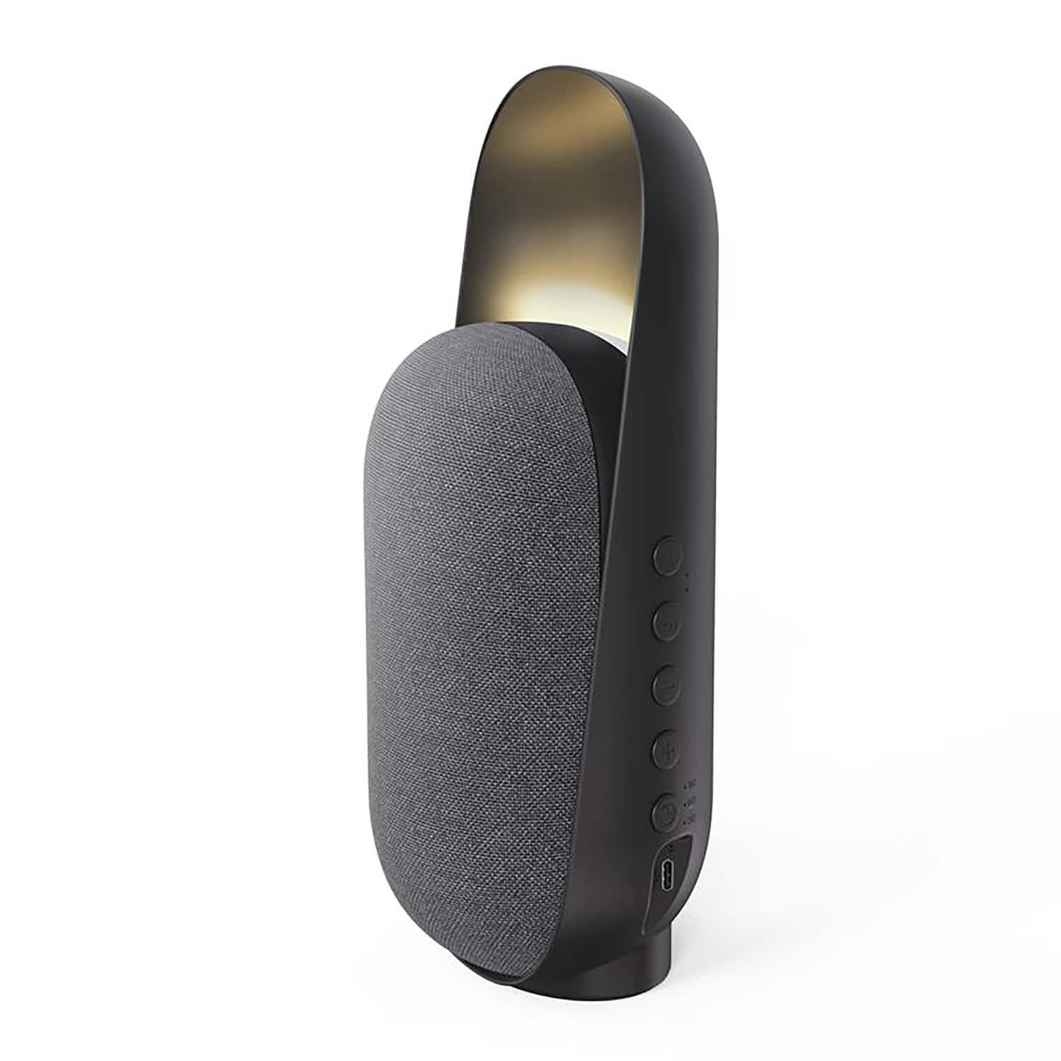 Priority Products - 4-in-1 Natural Sound Bluetooth Speaker with Night-Light - Black