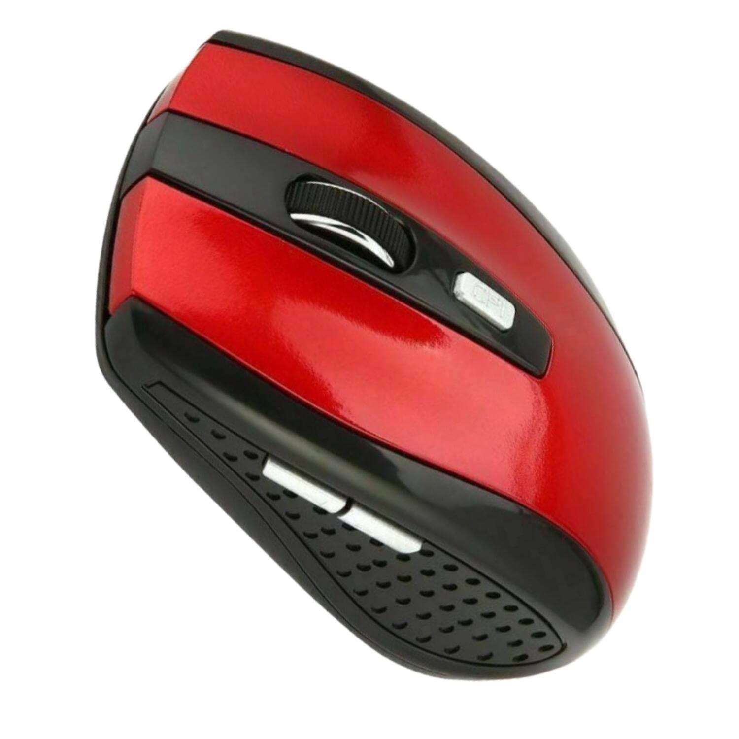 Angle. Sanoxy - Sanoxy 2.4GHz Wireless Optical Mouse Mice & USB Receiver For PC Laptop Computer DPI Red - Red.