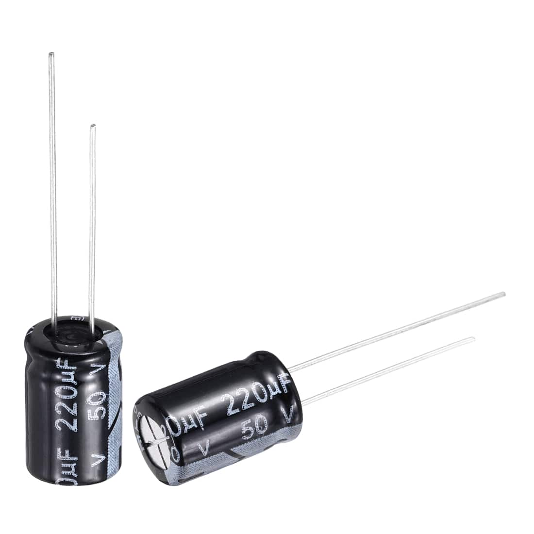 Unique Bargains - 220uF 50V 8x12mm Electrolytic Capacitor, Radial Leads Aluminum, 50pcs, 105C High Temp for TVs, LCD Monitor, VCD - Black price history on PriceWatchPro