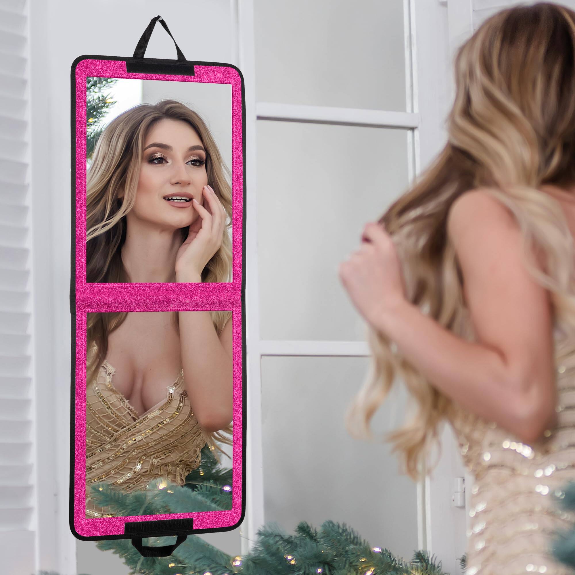 Sparkle Hot Pink 33"L x 13"W