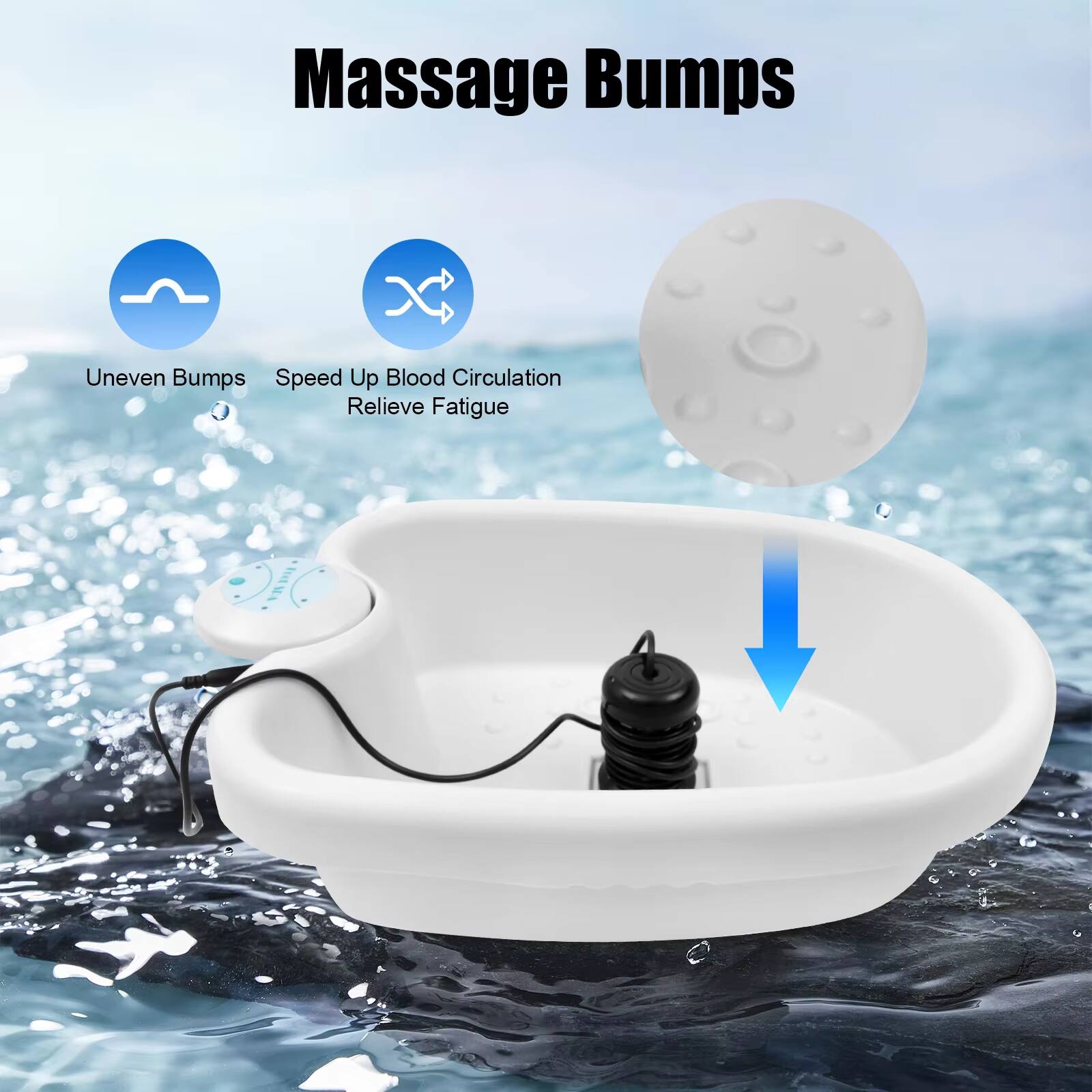 Massage Bumps

Uneven Bumps  
Speed Up Blood Circulation  
Relieve Fatigue