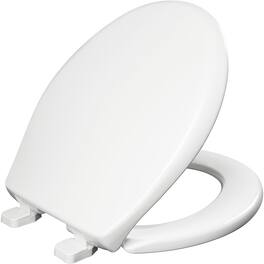 BEMIS - Kennan Round Plastic Toilet Seat Seat Fastening System, WhisperClose - White