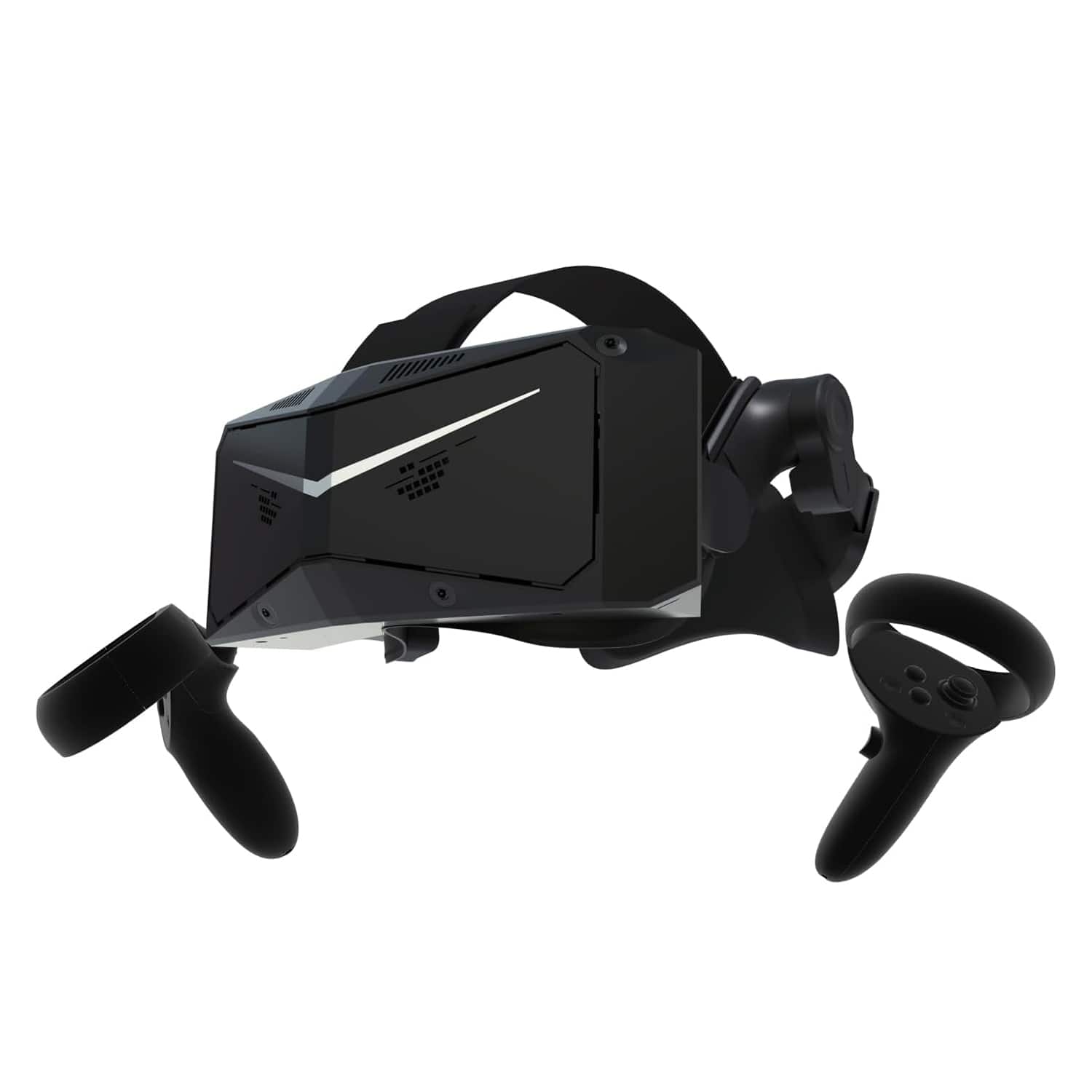 Front. Pimax - Crystal Light Prime PCVR Headset - 8K Resolution QLED Display - Subscription Required - Black.