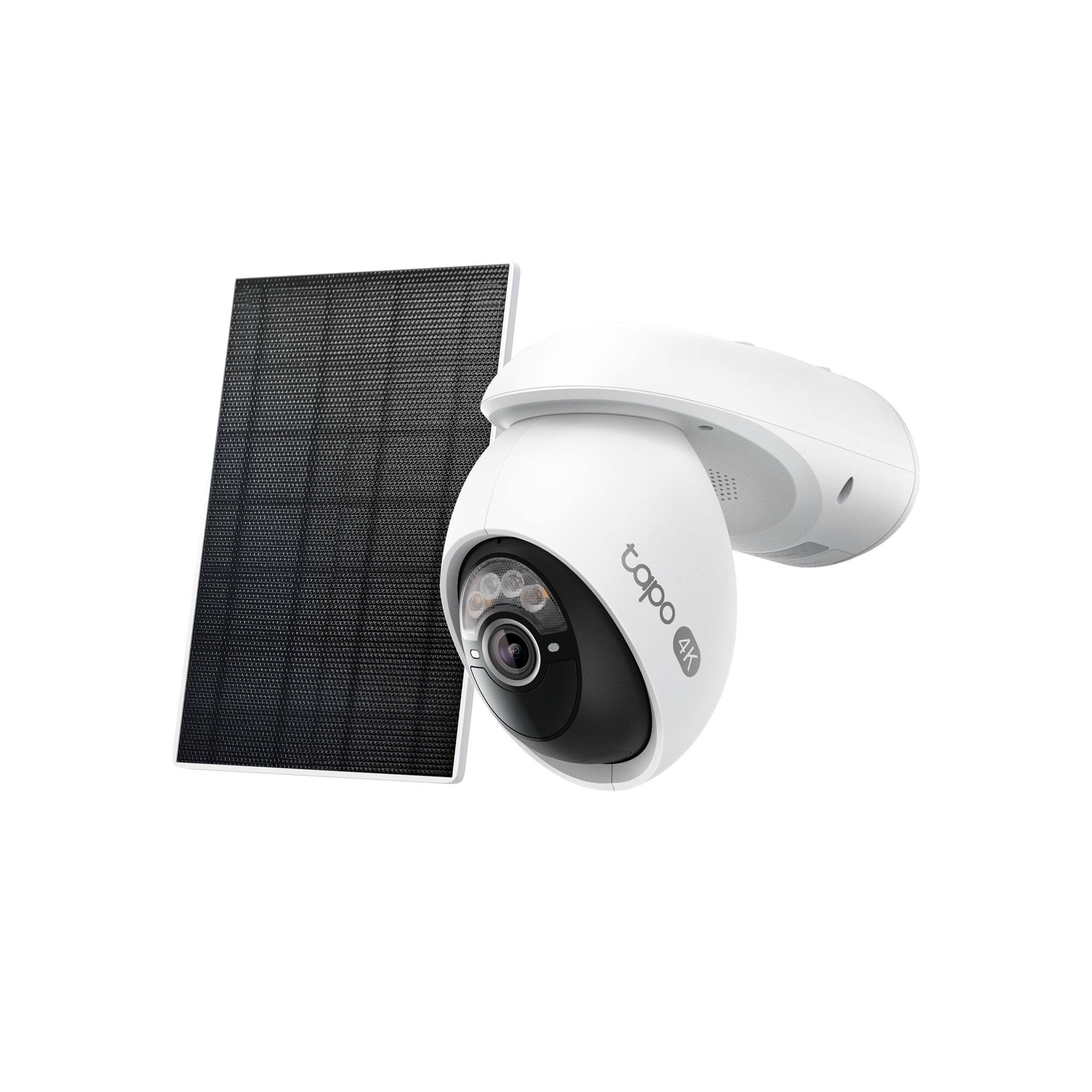 Alt View 17. TP-Link - Tapo Wireless Pan-Tilt 4K Ultra High Definition Video Security Camera, 360° Viewing, Solar Charged - No Monthly Fees - White.