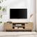 Alt View 11. Walker Edison - 58" Modern 2-Door Simple TV Stand for TVs up to 65" - Coastal Oak.
