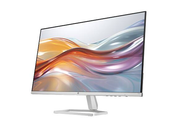 Angle. HP - HP Series 5 527sf 27-inch FHD Monitor-94F44AA#ABA - silver.