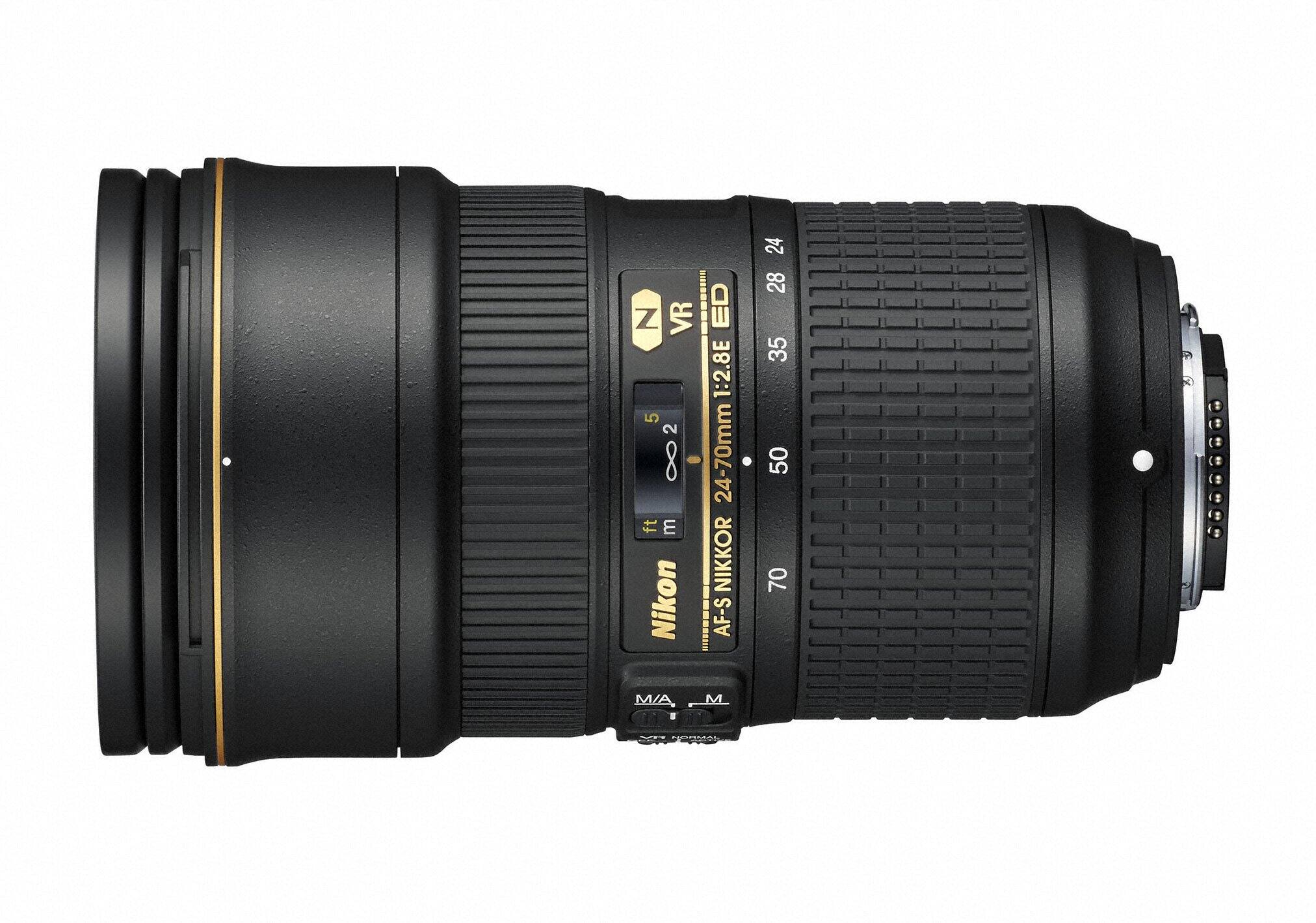 Nikon AF S NIKKOR 24 70mm f/2.8E ED VR Lens (International Model