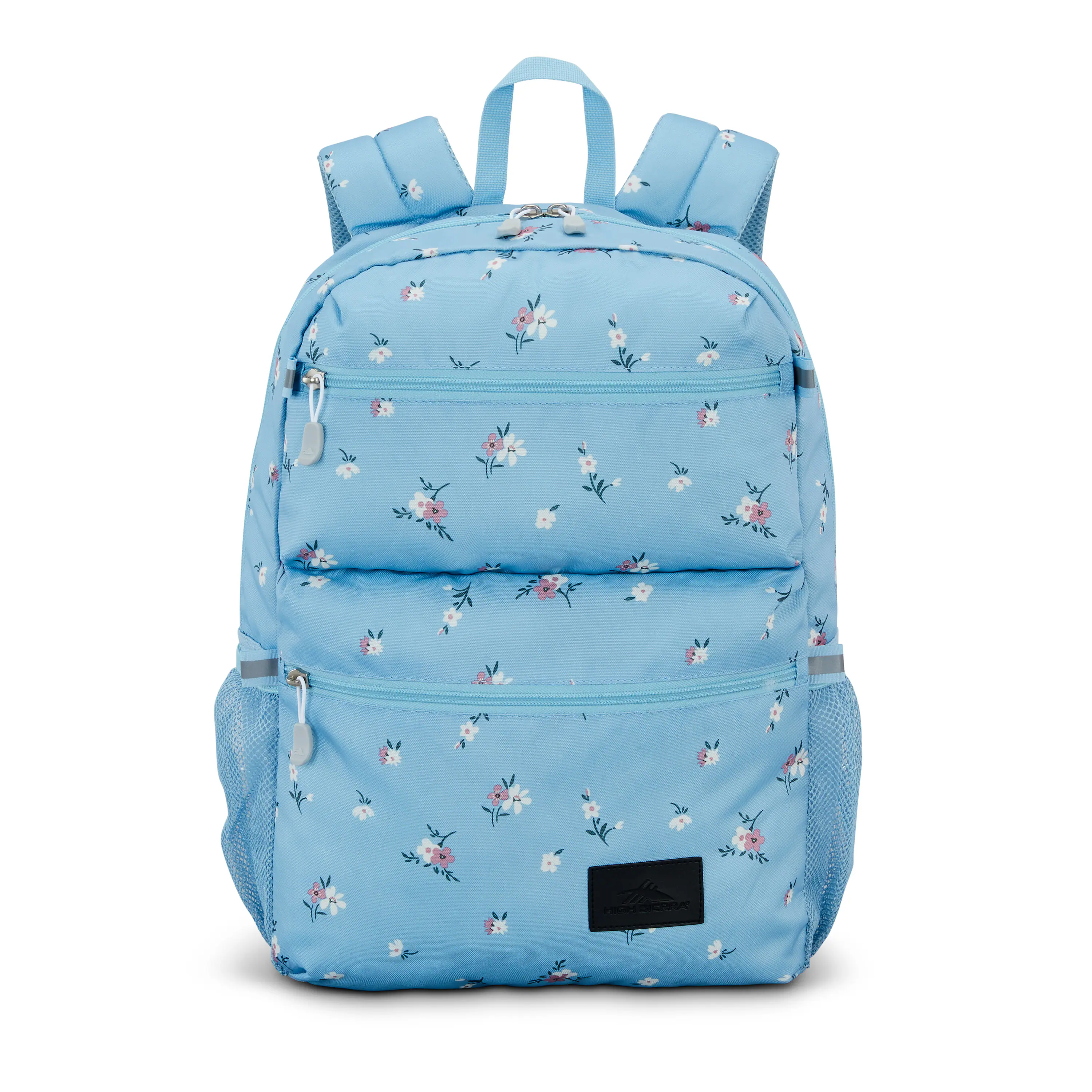 Angle. High Sierra - BTS 2020 Everclass Backpack - Floral / Blue.