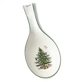 Spode - Christmas Tree Spoon Rest Green - Multicolored