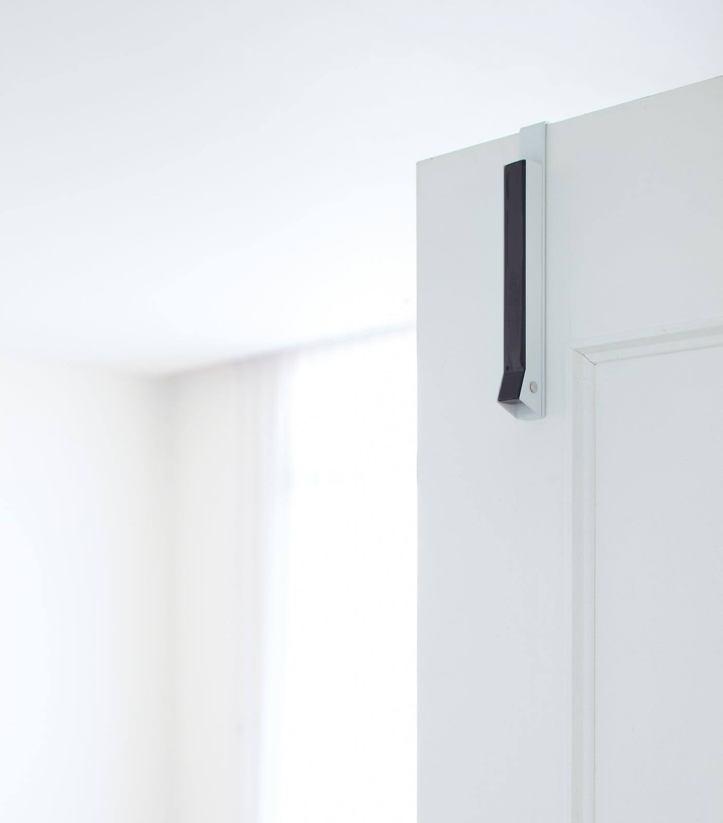 Alt View 7. Yamazaki Home - Over-the-Door Hook - Steel - White.