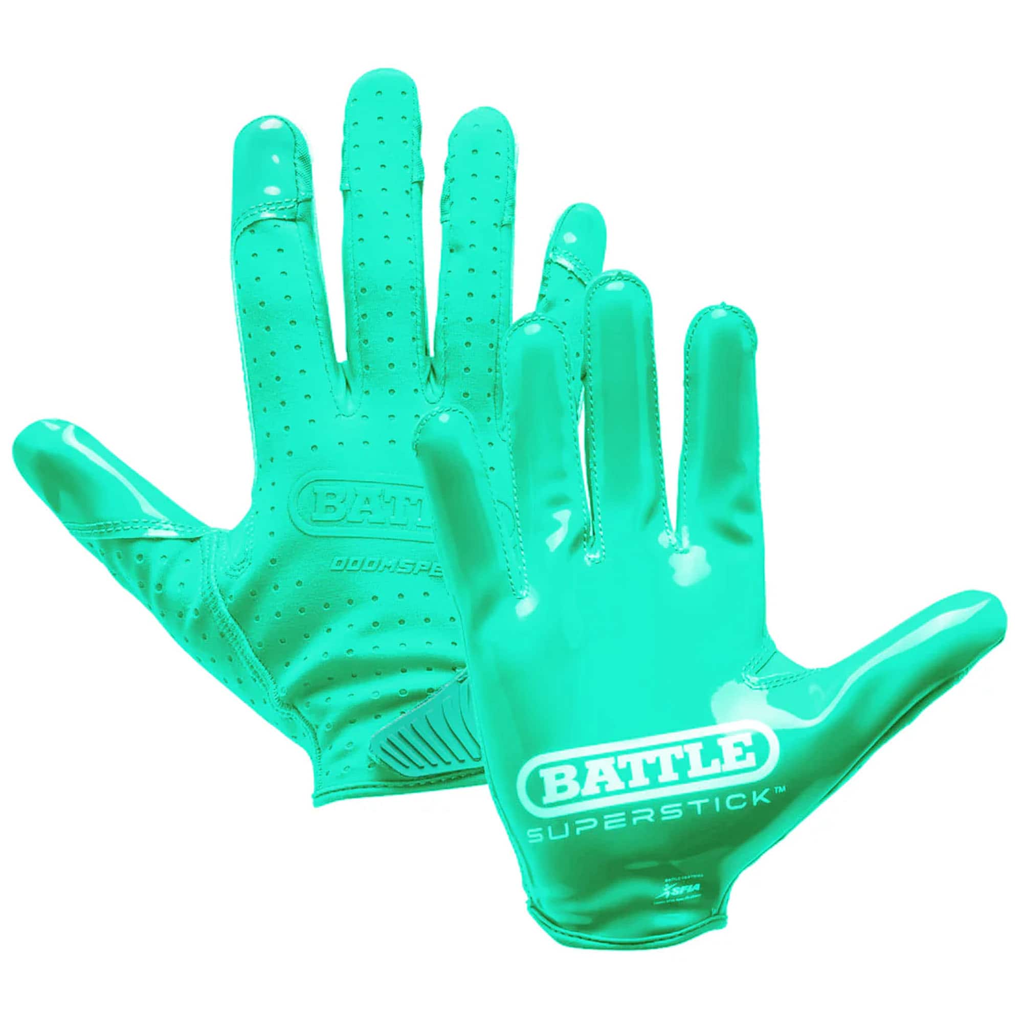 Battle Sports - Adult Doom Speed Receiver Football Glove - Medium - Turquoise price history on PriceWatchPro
