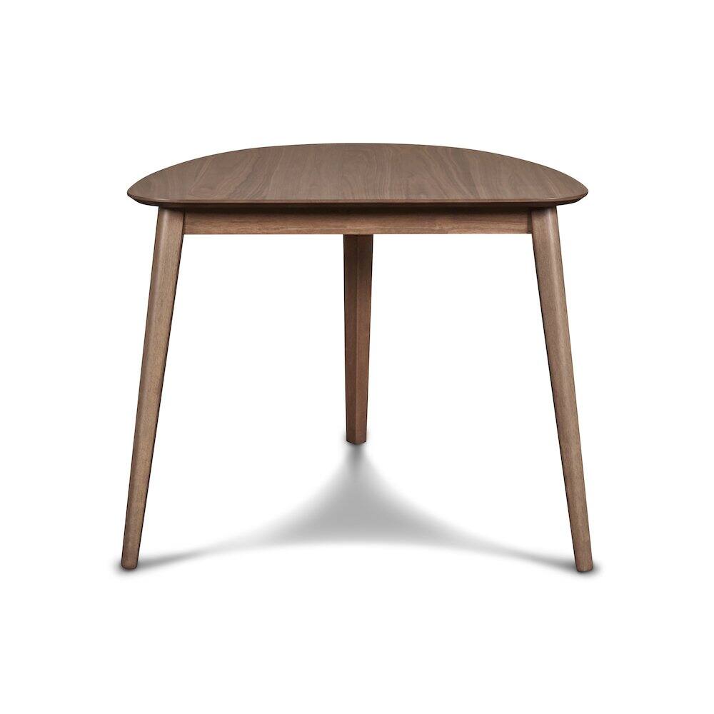 Back. New Classic Furniture - Oscar 3-Piece Wood Corner Table Set in Walnut/Dark Gray - Walnut/Dark Gray.