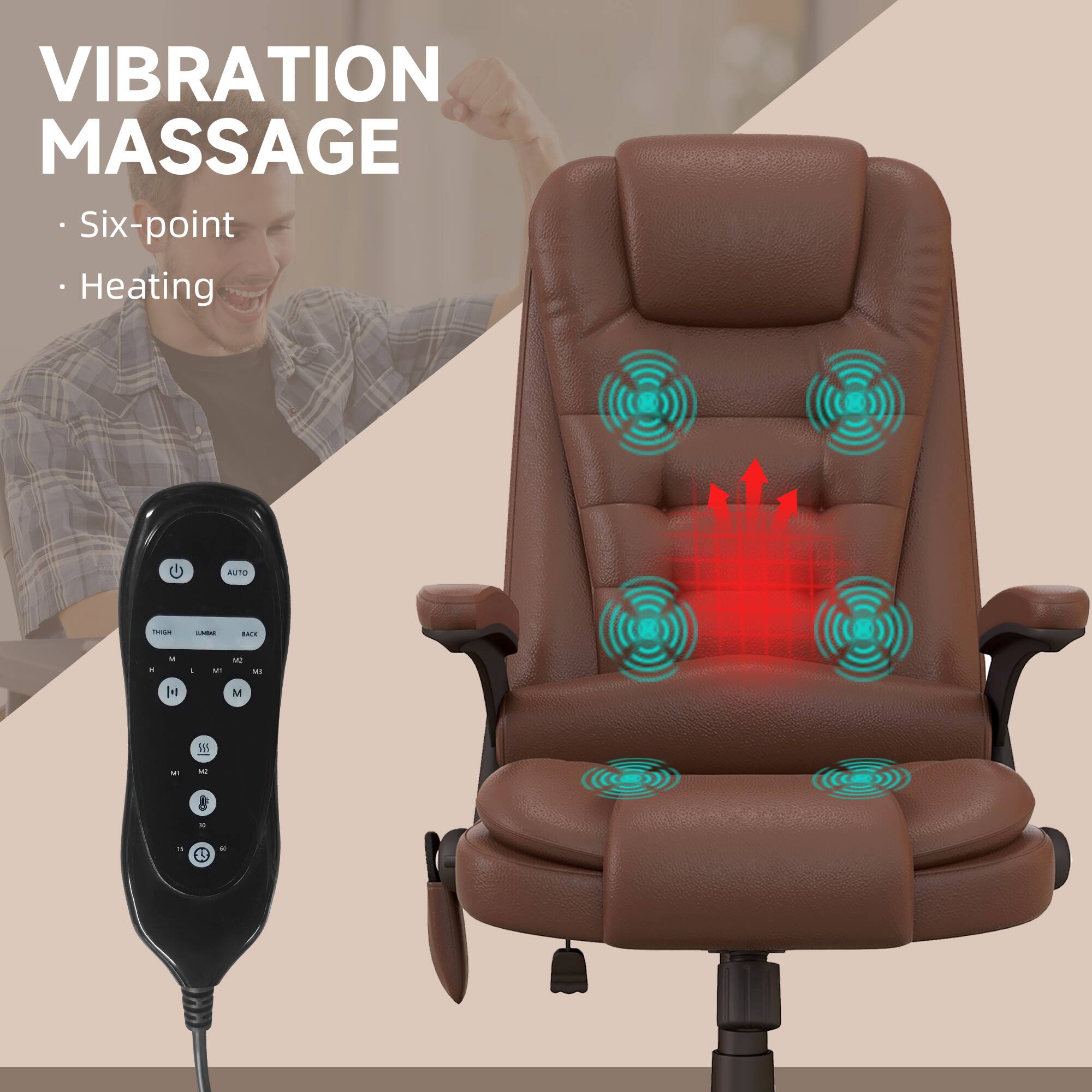 VIBRATION MASSAGE Six-point Heating