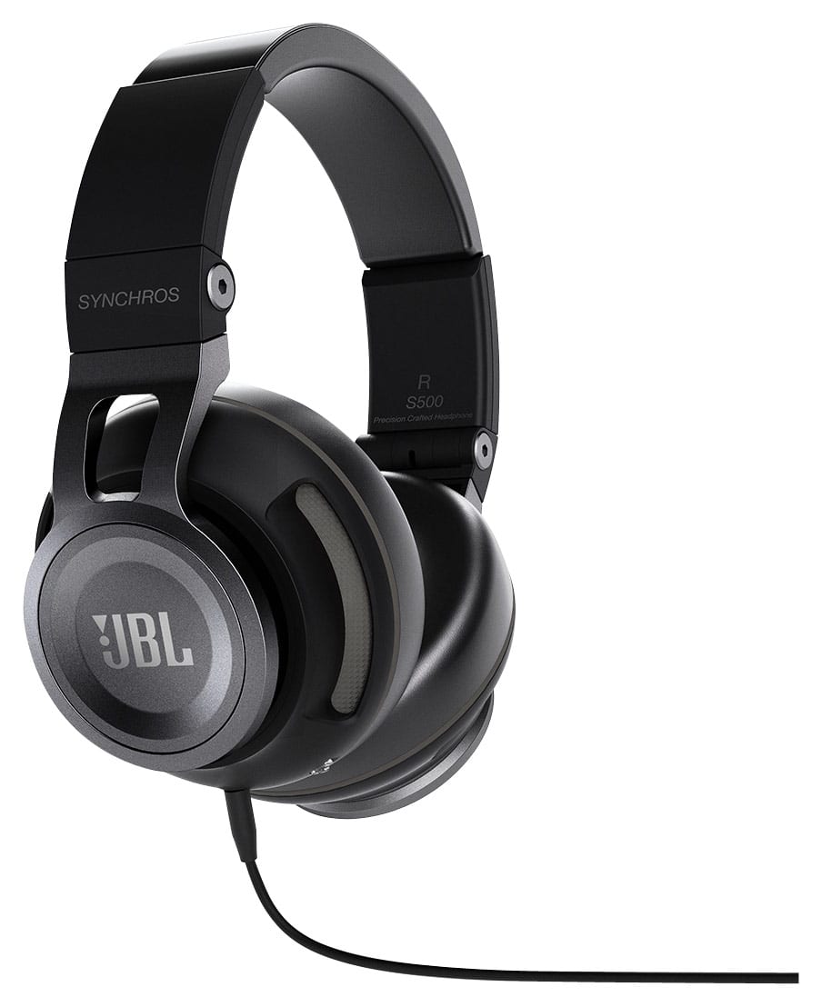  JBL - Synchros Premium Powered Over-the-Ear Stereo Headphones - Black