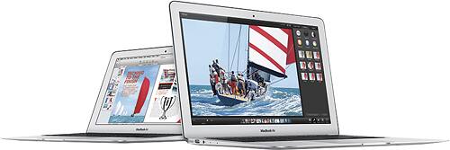 Alt View 4. Apple - MacBook Air® - 13.3" Display - Intel Core i5 - 4GB Memory - 256GB Flash Storage - Silver.