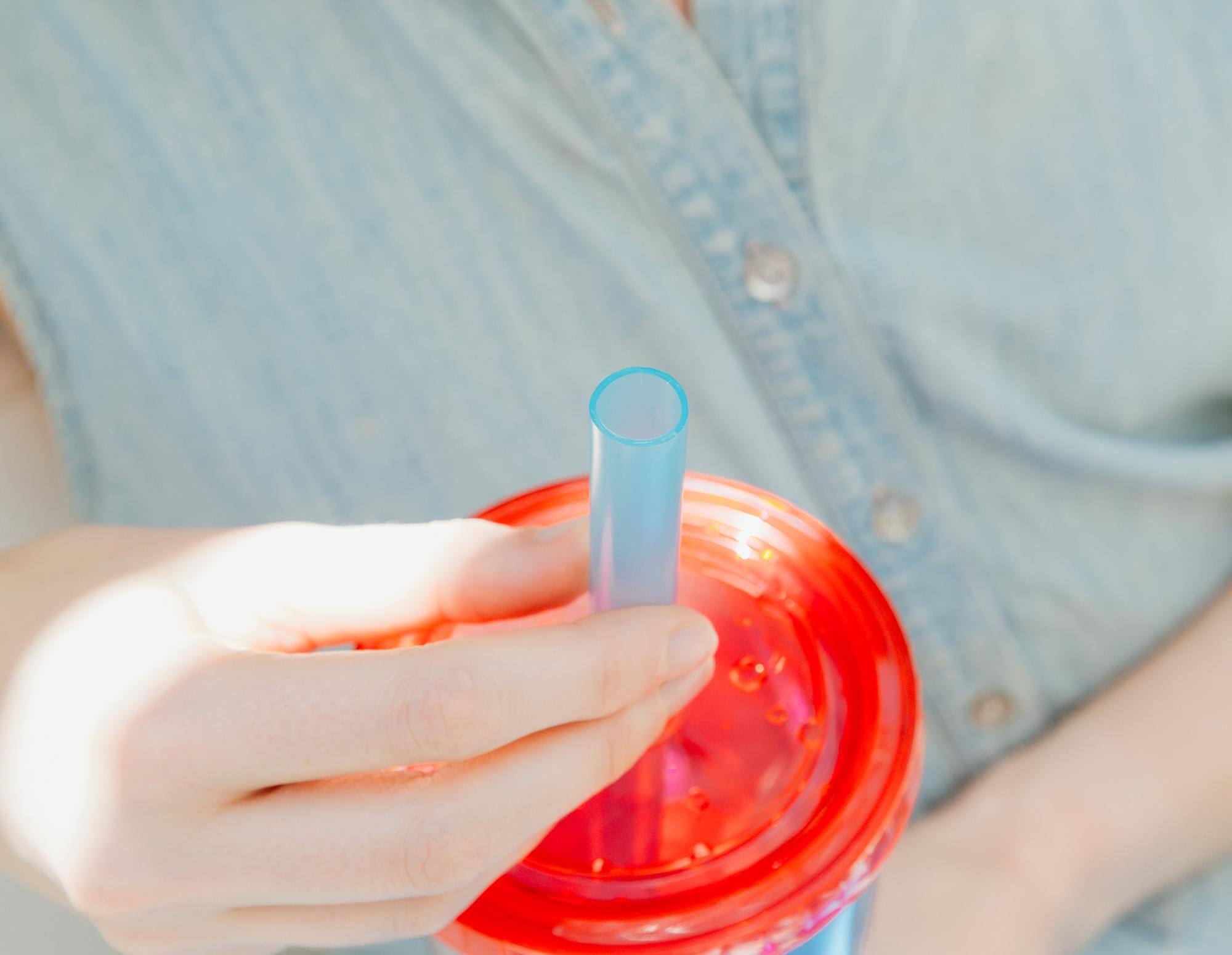 Alt View 3. Silver Buffalo - South Park Cartman "Suck My Balls" 24-Ounce Carnival Cup With Lid and Straw - Clear.