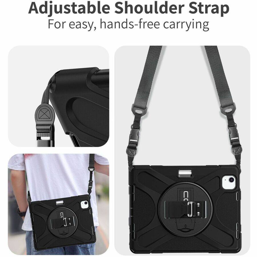Adjustable Shoulder Strap  
For easy, hands-free carrying