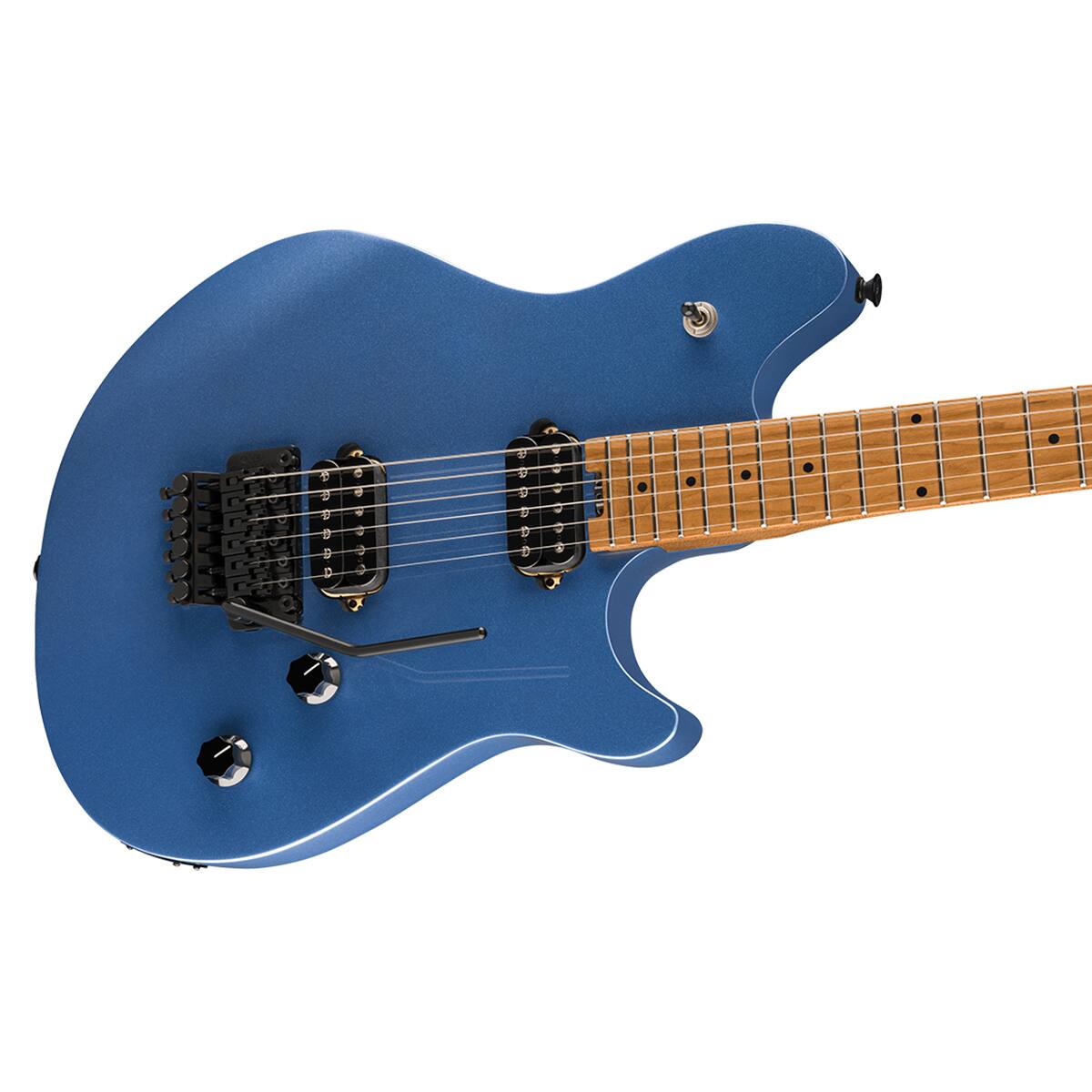 Alt View 3. EVH - EVH Wolfgang WG Standard Electric Guitar, Pelham Blue.