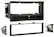 Front. Metra - Dash Kit for Select 2007-2009 Kia Sorento DIN - Black.