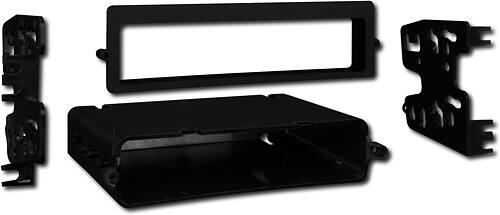 Angle. Metra - Dash Kit for Select 1990-1996 Chevrolet Corvette DIN DDIN - Black.