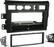 Angle. Metra - Dash Kit for Select 2007-2009 Kia Amanti DIN - Black.