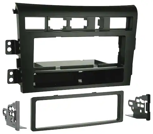 Front. Metra - Dash Kit for Select 2007-2009 Kia Amanti DIN - Black.
