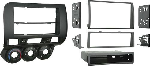 Angle. Metra - Dash Kit for Select 2007-2008 Honda Fit DIN DDIN - Black.