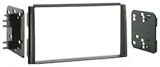Front. Metra - Dash Kit for Select 2007-2009 Kia Spectra Spectra DDIN - Black.