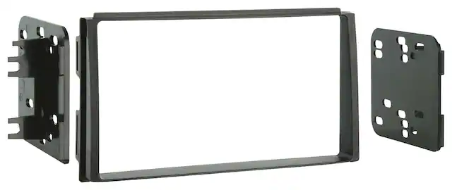 Front. Metra - Dash Kit for Select 2007-2009 Kia Spectra Spectra DDIN - Black.