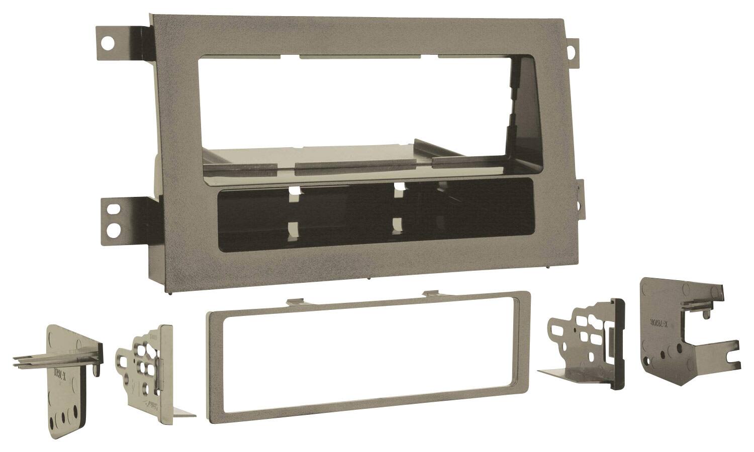 Front. Metra - Dash Kit for Select 2006-2014 Honda Ridgeline - Brown.