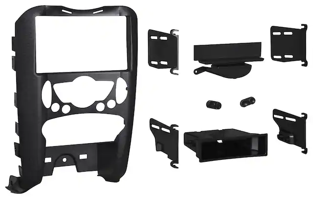 Front. Metra - Dash Kit for Select 2007-2014 Mini Cooper DIN DDIN - Black.