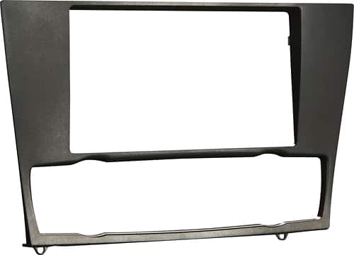 Angle. Metra - Dash Kit for Select 2006-2013 BMW 3 DDIN - Black.