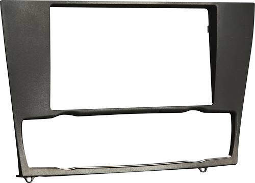 Angle. Metra - Dash Kit for Select 2006-2013 BMW 3 DDIN - Black.