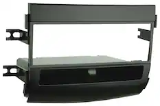Front. Metra - Dash Kit for Select 2006-2008 Hyundai Sonata DIN - Black.