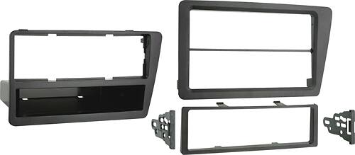 Angle. Metra - Dash Kit for Select 2001-2005 Honda Civic DIN DDIN - Black.