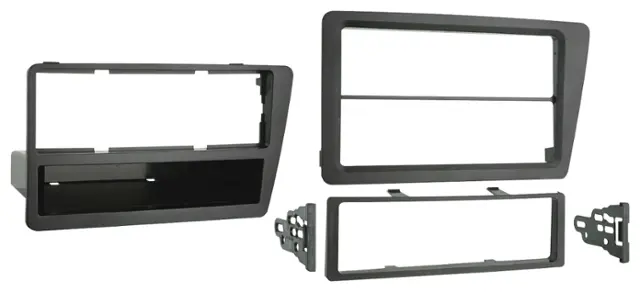 Front. Metra - Dash Kit for Select 2001-2005 Honda Civic DIN DDIN - Black.