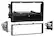 Front. Metra - Dash Kit for Select 2001-2005 Hyundai XG350 DIN - Black.