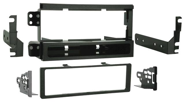 Front. Metra - Dash Kit for Select 2004-2006 Kia Amanti DIN - Black.
