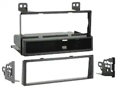 Front. Metra - Dash Kit for Select 2006-2014 Hyundai Sedona DIN - Black.