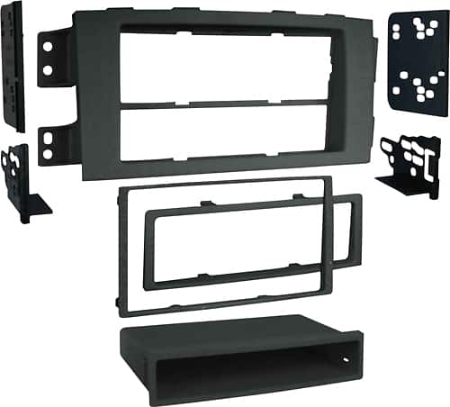 Angle View: Metra - Dash Kit for Select 2009-2009 Kia Borrego DIN DDIN - Black