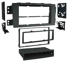 Front. Metra - Dash Kit for Select 2009-2009 Kia Borrego DIN DDIN - Black.