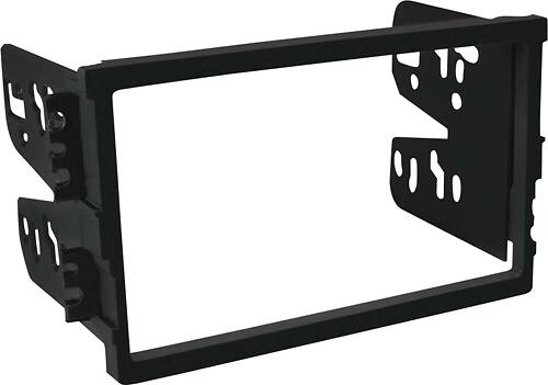 Angle. Metra - Dash Kit for Select 1999-2001 Hyundai Sonata DIN DDIN - Black.