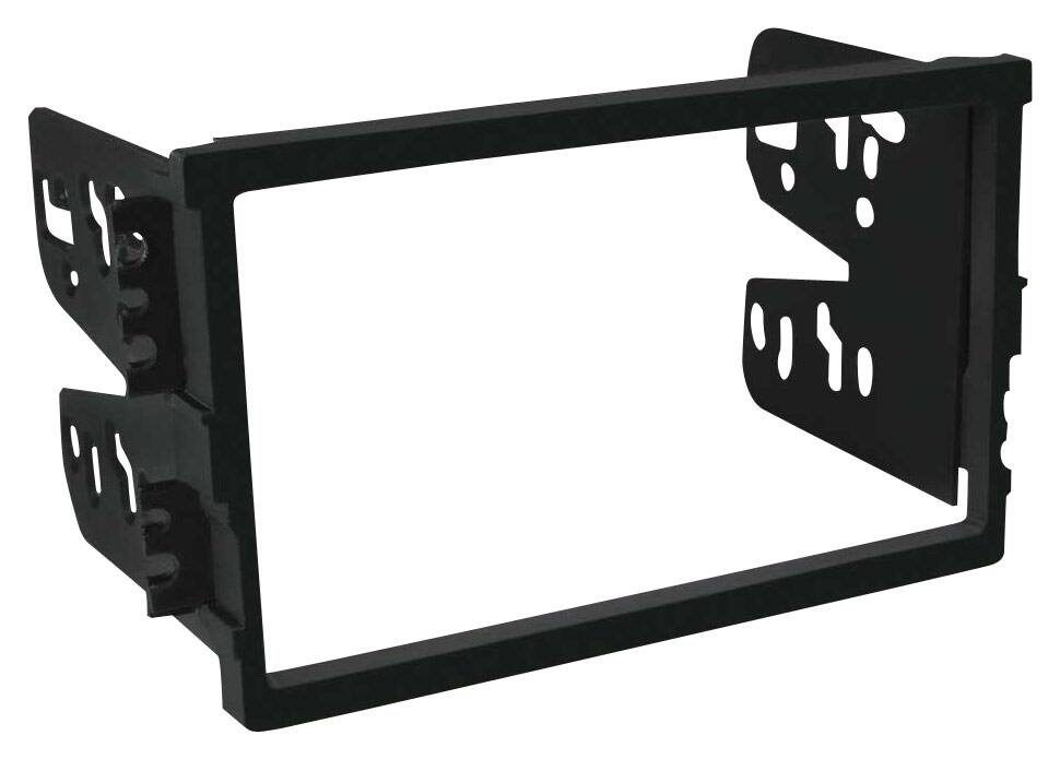 Front. Metra - Dash Kit for Select 1999-2001 Hyundai Sonata DIN DDIN - Black.