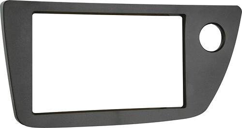Angle. Metra - Dash Kit for Select 2002-2006 Acura RSX DIN DDIN - Black.