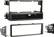Angle. Metra - Dash Kit for Select 2006-2010 Kia Optima DIN - Black.