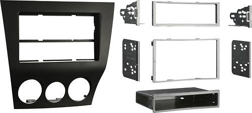 Angle. Metra - Dash Kit for Select 2009-2012 Mazda RX-8 DIN DDIN - Black.