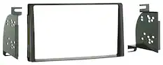 Front. Metra - Dash Kit for Select 2006-2014 Hyundai Sedona DDIN - Black.