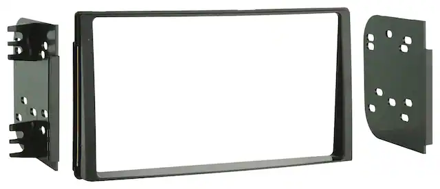 Front. Metra - Dash Kit for Select 2006-2010 Kia Optima DDIN - Black.