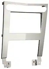 Front. Metra - Dash Kit for Select 2004-2006 Nissan Maxima DDIN - Silver.