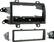 Angle. Metra - Dash Kit for Select 2009-2010 Toyota Matrix DIN - Black.